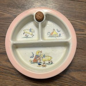 Vintage baby heated plate
